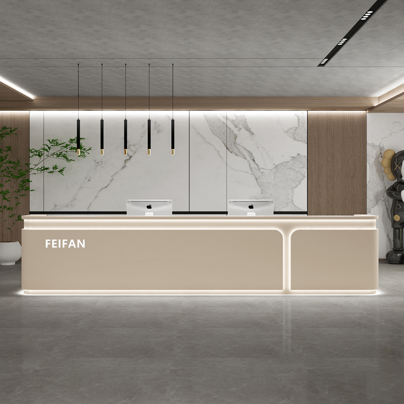 Home Office Industrial Design - โต๊ะสำนักงาน โต๊ะต้อนรับ โต๊ะเคาน์เตอร์ ดีไซน์หรูหรา สำหรับธุรกิจ โรงแรม