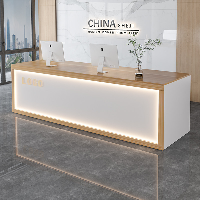Home Office Industrial Design - เคาน์เตอร์ต้อนรับสไตล์โมเดิร์นสำหรับผู้บริหาร โต๊ะต้อนรับสำหรับบริษัทและอุตสาหกรรม ดีไซน์เคาน์เตอร์ต้อนรับสำหรับร้านเสริมสวย เฟอร์นิเจอร์ทันสมัย