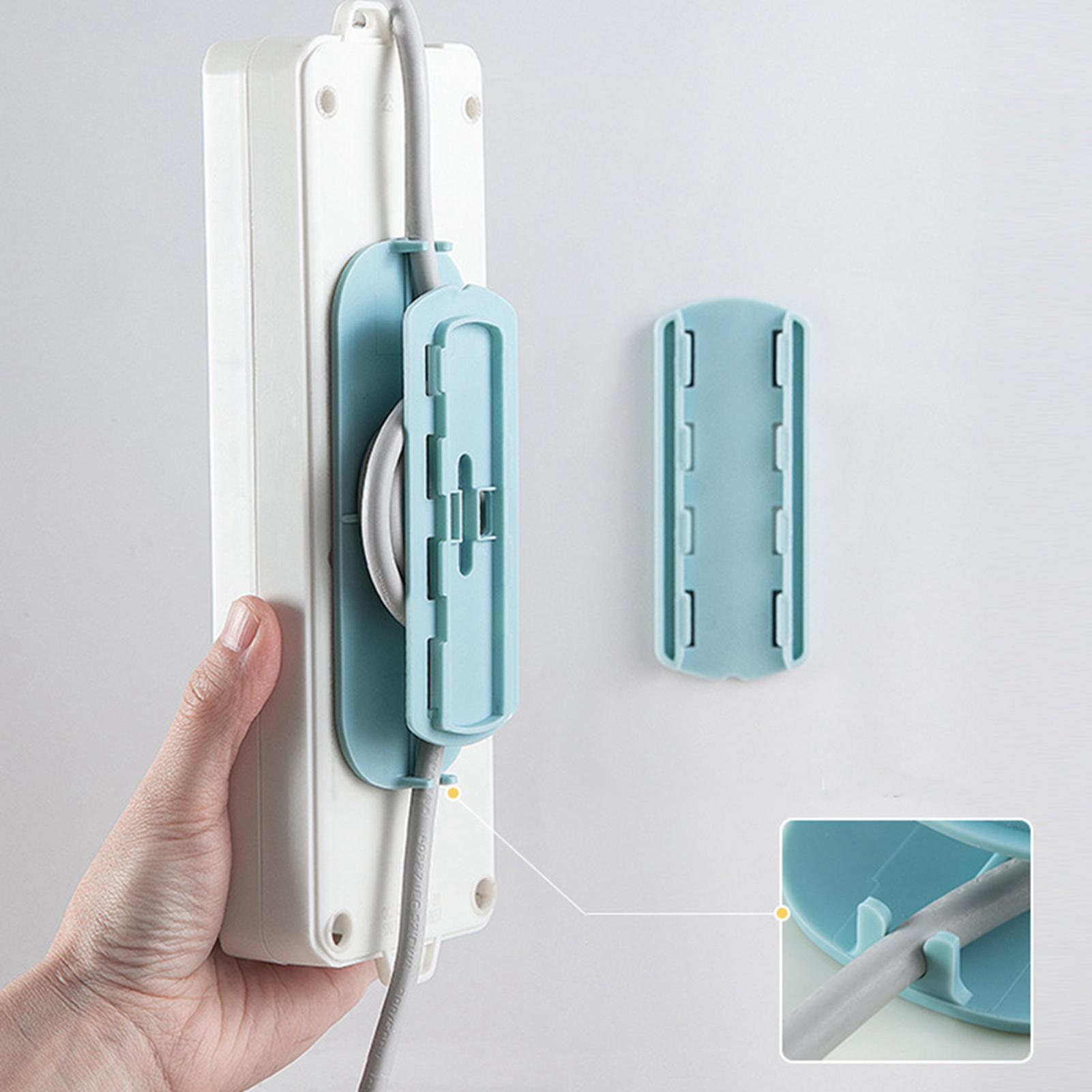 Power Strip Desk - Self Adhesive Power Strip เดสก์ท็อปซ็อกเก็ตผู้ถือ Fixator