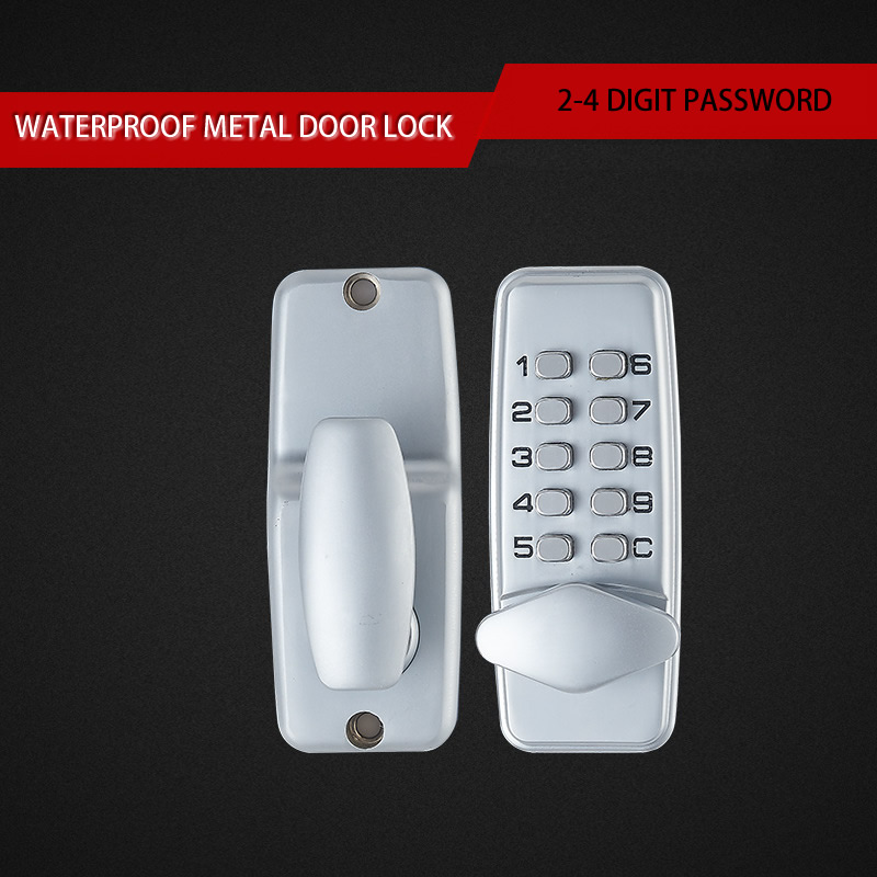 Home Office Immigration - กันน้ำ Keyless ประตูโลหะล็อค Mechanical 2-4หลักรหัสสำหรับโฮมออฟฟิศกลางแจ้งวิลล่าไม้เหล็กประตู