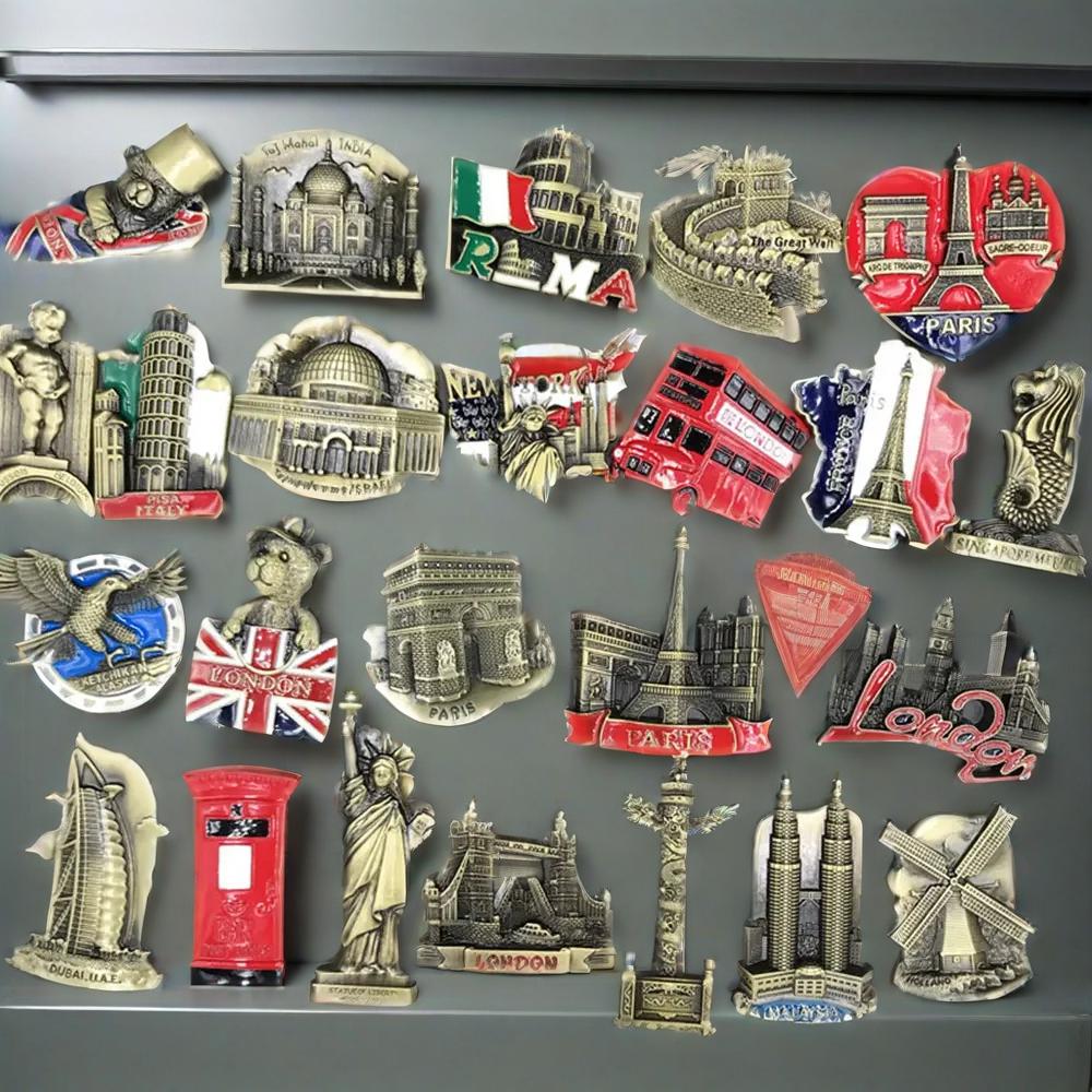Home Office York - โลหะแม่เหล็กตู้เย็นตู้เย็น USA Alaska New York Paris