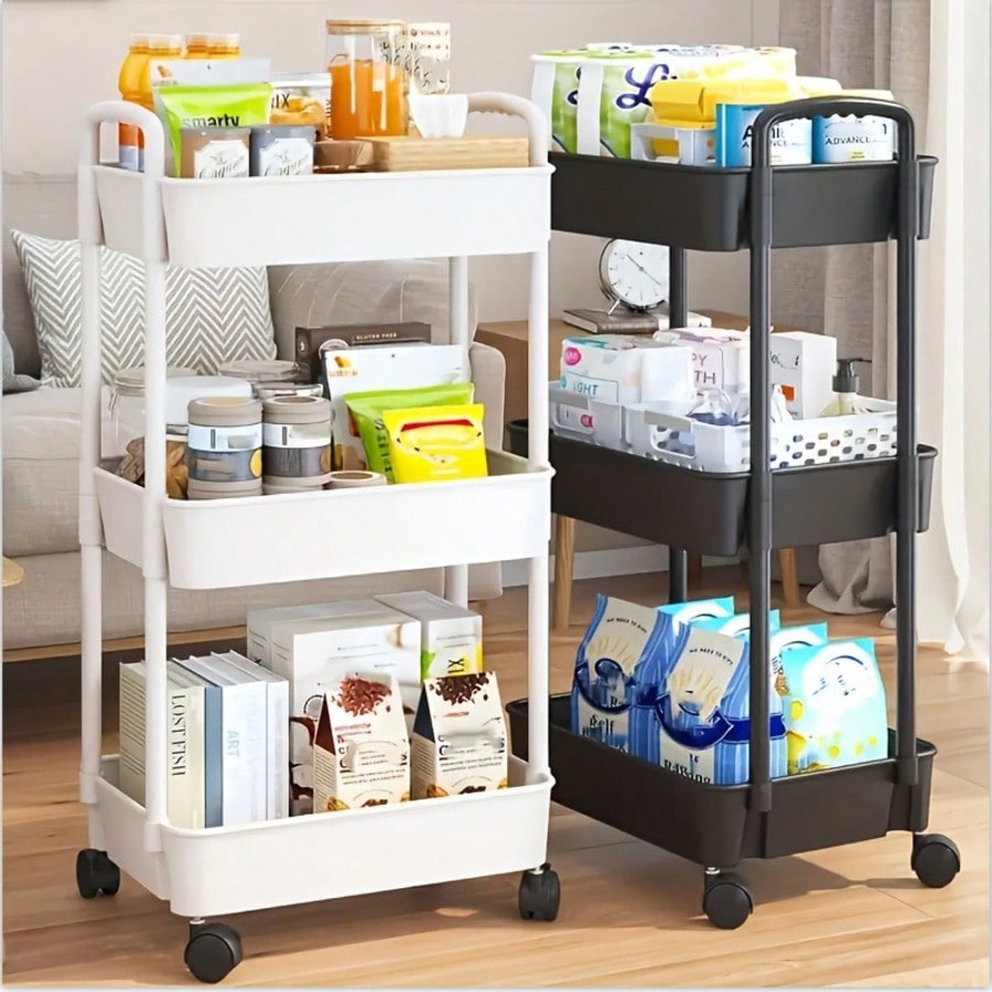 รถเข็นอเนกประสงค์ 3 ชั้นพร้อมล - Rolling File Cart บทวิจารณ์และราคา