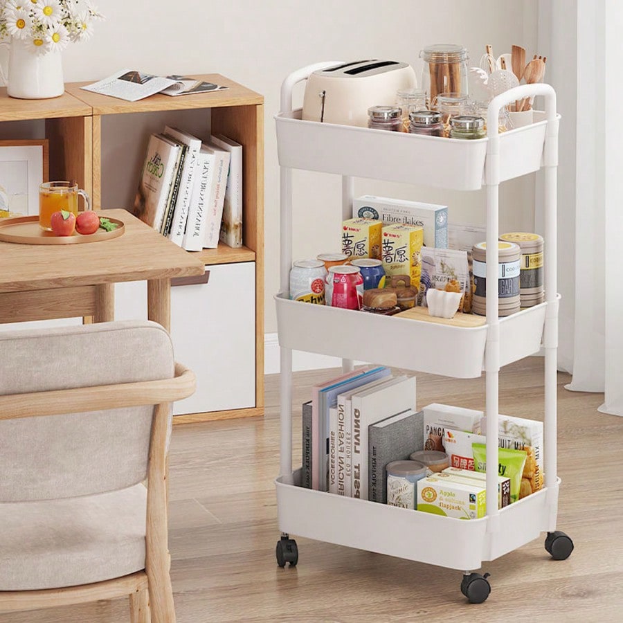 รถเข็นอเนกประสงค์ 3 ชั้นพร้อมล - Rolling File Cart บทวิจารณ์และราคา