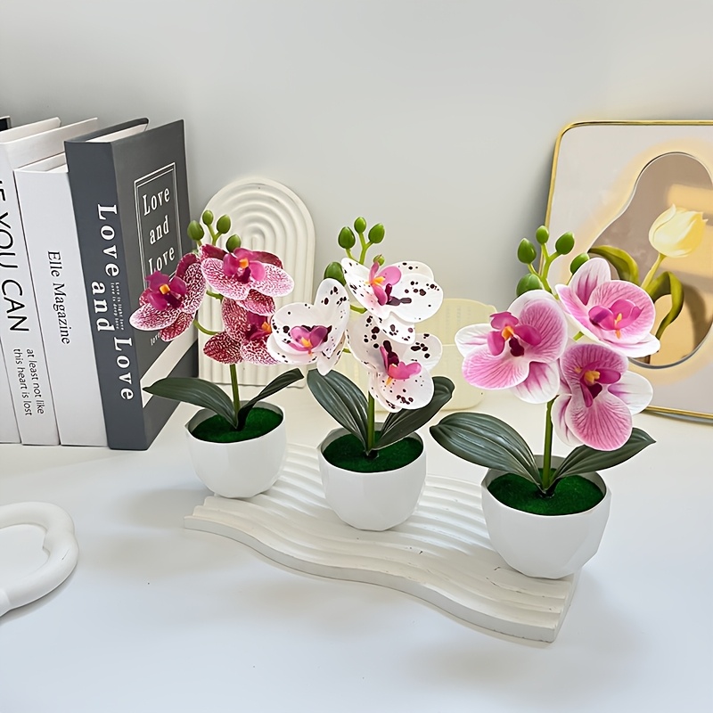ดอกกล้วยไม้ฟาแลนนอปซิสประดิษฐ์ - Plant Desk Mini บทวิจารณ์และราคา