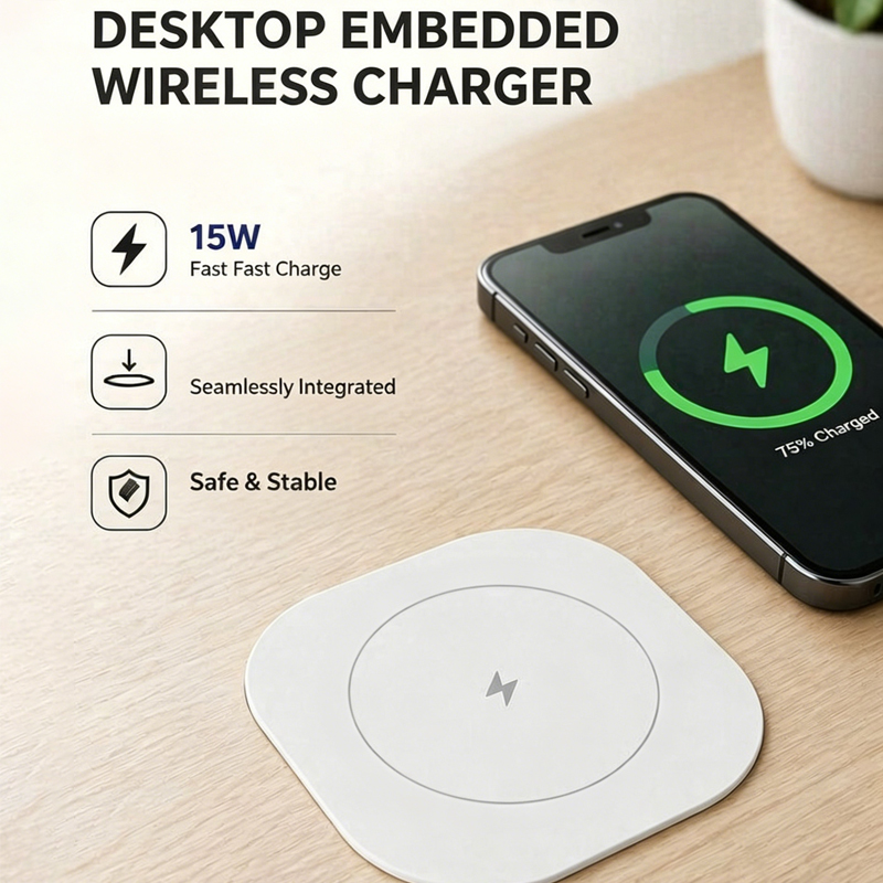แท่นชาร์จไร้สายในตัว 15W แบบฝั - Home Office In Uk บทวิจารณ์และราคา