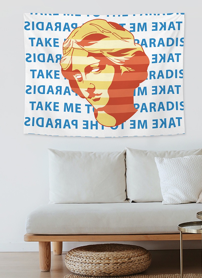 พรม hiasan dinding rumah ผ้าแข - Home Office Backdrop บทวิจารณ์และราคา