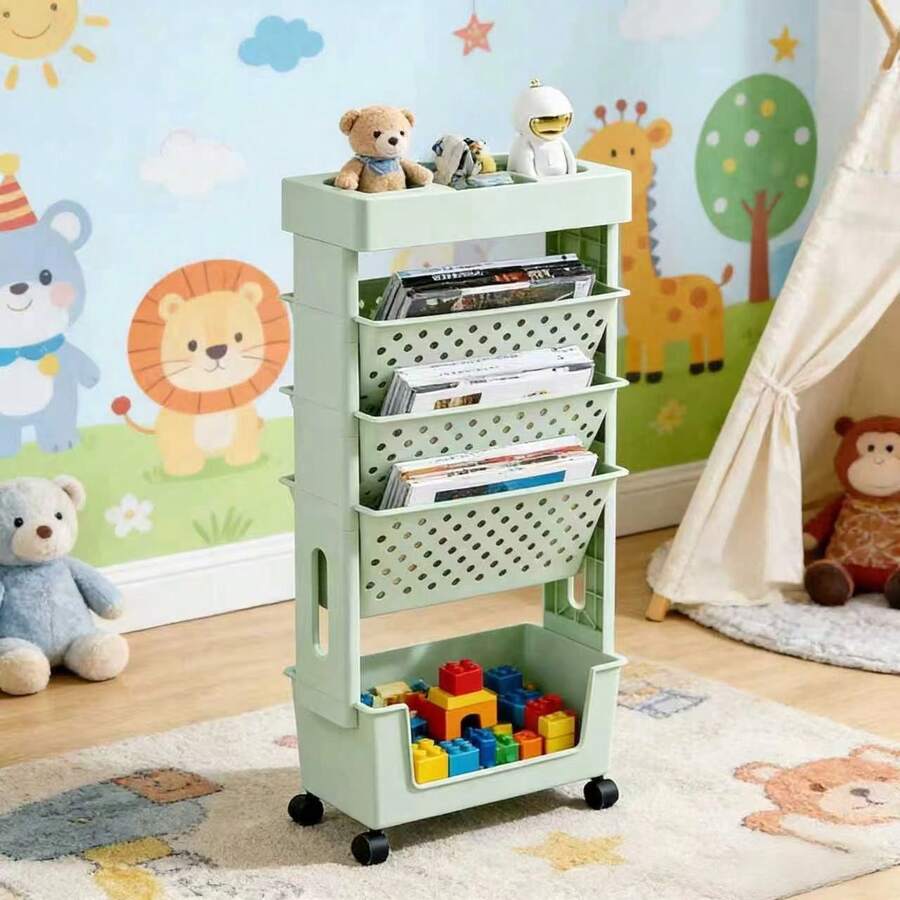 รถเข็นเก็บของ 5 ชั้นพร้อมชั้นว - Rolling File Cart บทวิจารณ์และราคา