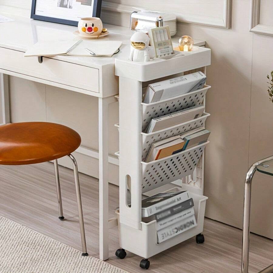 รถเข็นเก็บของ 5 ชั้นพร้อมชั้นว - Rolling File Cart บทวิจารณ์และราคา