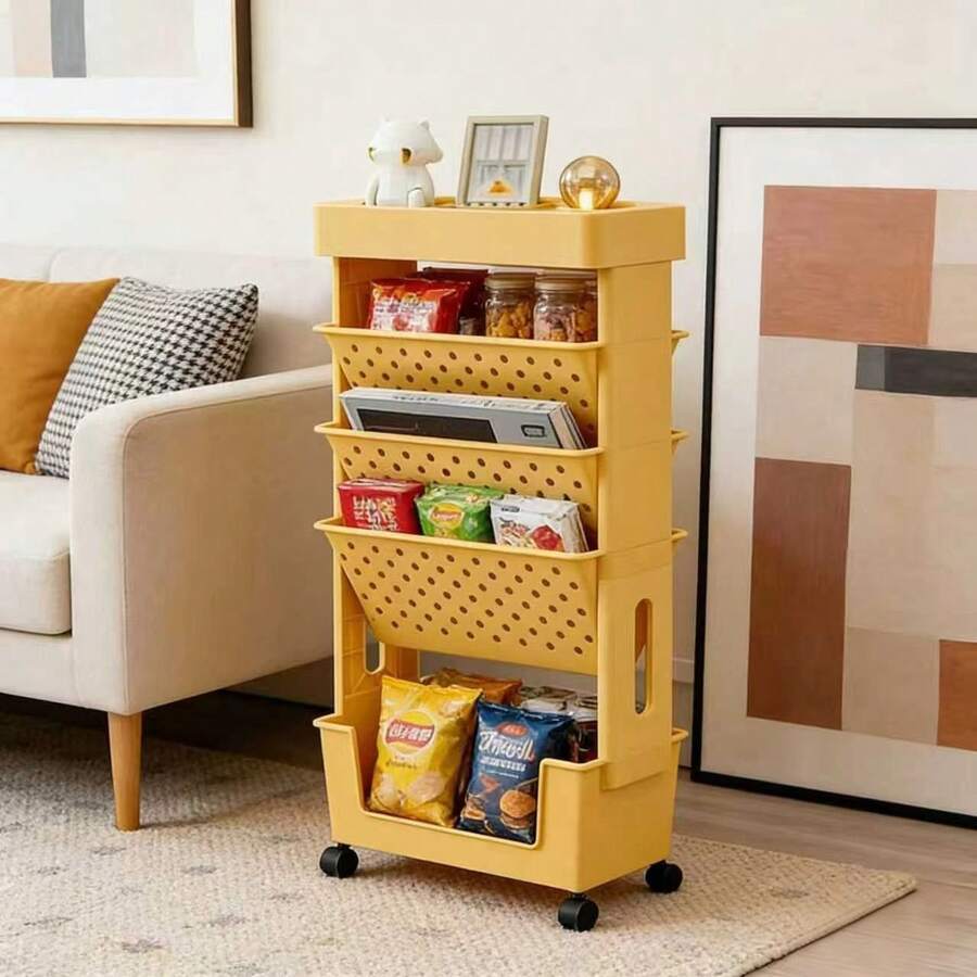 รถเข็นเก็บของ 5 ชั้นพร้อมชั้นว - Rolling File Cart บทวิจารณ์และราคา