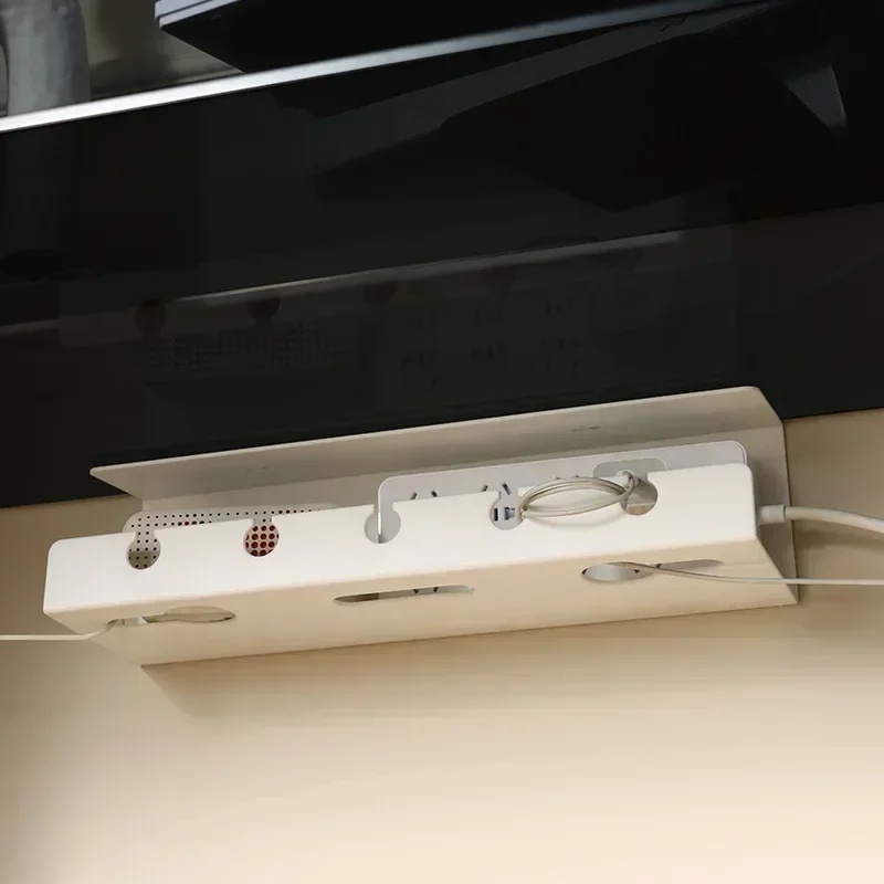 รางเก็บสายไฟใต้โต๊ะแบบไม่ต้องเ - Power Strip Desk บทวิจารณ์และราคา