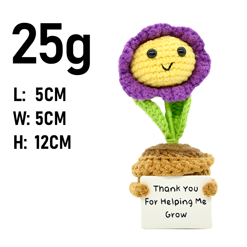 ตุ๊กตาถักโครเชต์รูปดอกทานตะวัน - Plant Desk Mini บทวิจารณ์และราคา