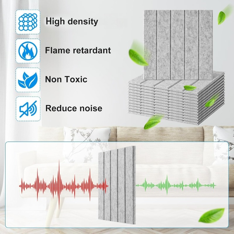 สแควร์สติ๊กเกอร์ติดผนัง Felt แ - Home Office Backdrop บทวิจารณ์และราคา
