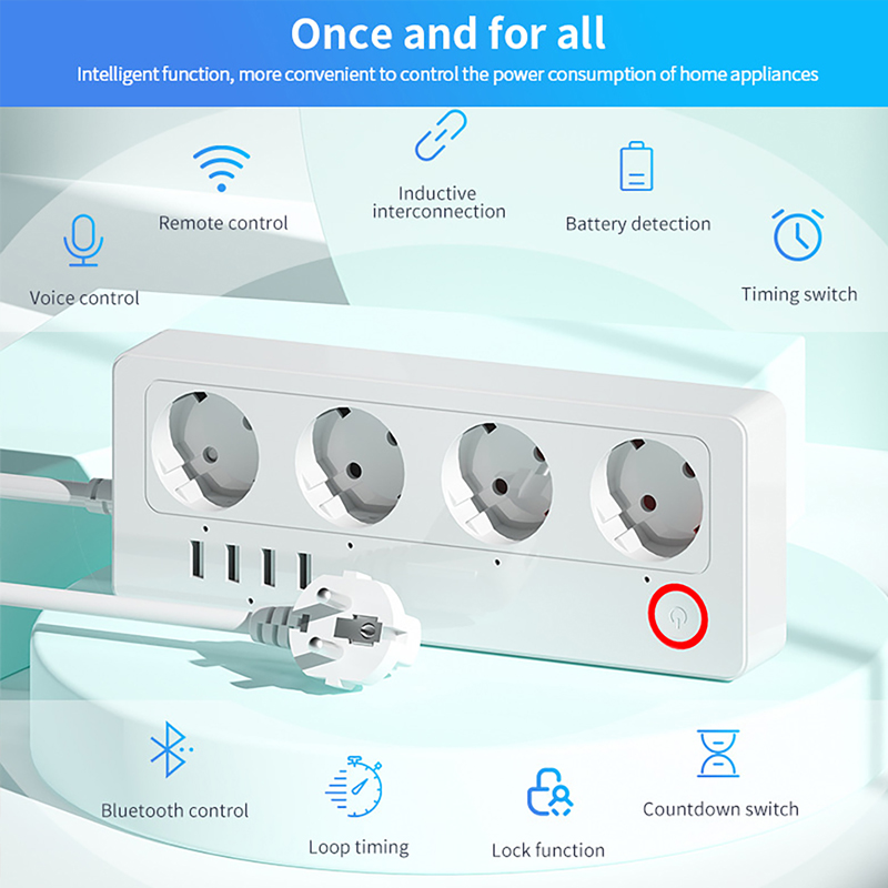 ปลั๊กพ่วงอัจฉริยะ WiFi ZigBee  - Home Office In Uk บทวิจารณ์และราคา
