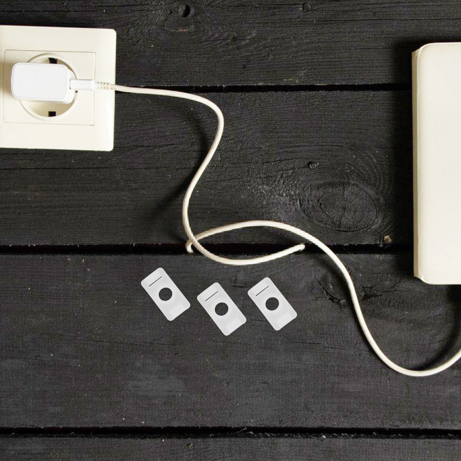 100 ชิ้น ฐานยึดสายเคเบิลแบบมีร - Home Office Industrial Design บทวิจารณ์และราคา