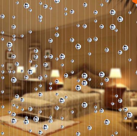 แฟชั่นแก้วคริสตัลลูกปัดผ้าม่าน - Home Office Backdrop บทวิจารณ์และราคา
