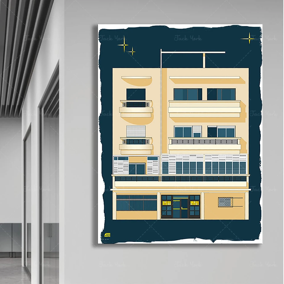 Bauhaus Tel Aviv พิมพ์พิมพ์พิม - Home Office York บทวิจารณ์และราคา