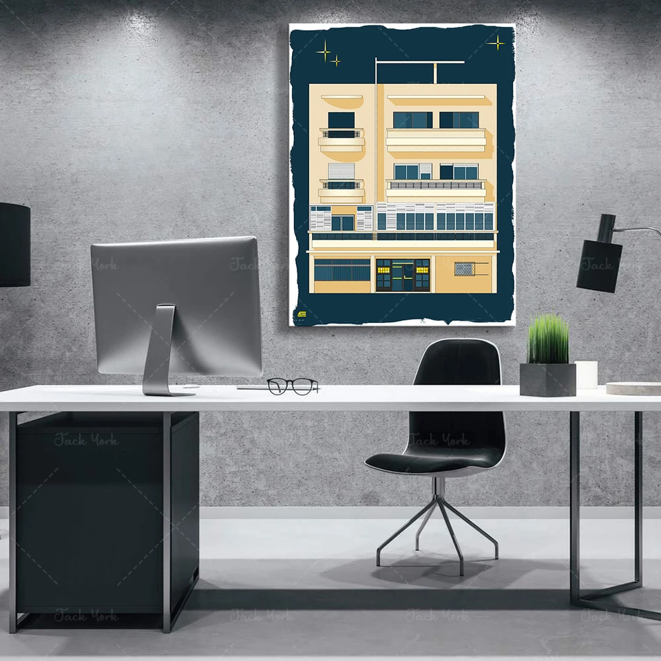 Bauhaus Tel Aviv พิมพ์พิมพ์พิม - Home Office York บทวิจารณ์และราคา