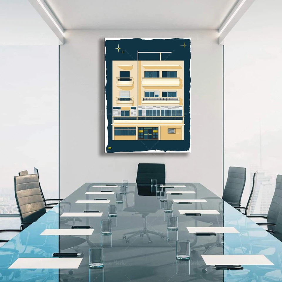 Bauhaus Tel Aviv พิมพ์พิมพ์พิม - Home Office York บทวิจารณ์และราคา