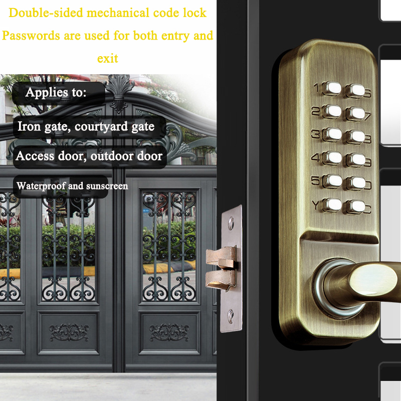 สองด้านยาว Keyless Mechanical  - Home Office Immigration บทวิจารณ์และราคา